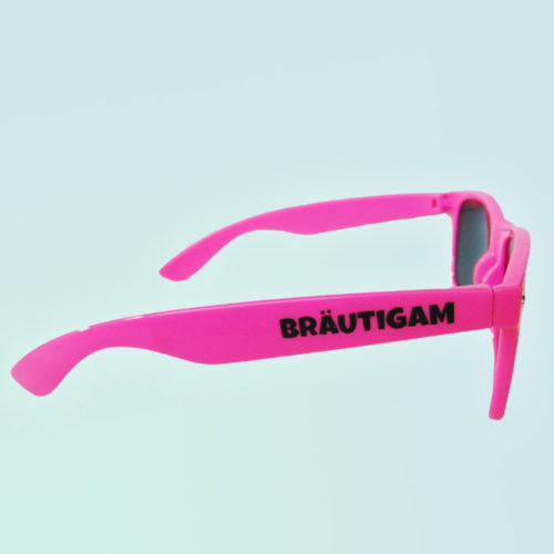 Bräutigam-Sonnenbrille - Accessoire für den Männer Junggesellenabschied