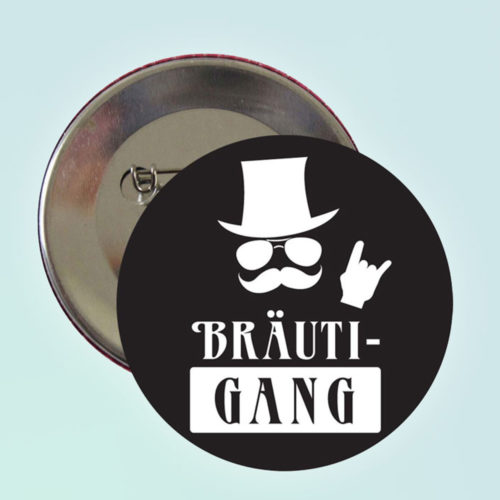 Ansteck-Button Bräutigang - Männer JGA Zubehör