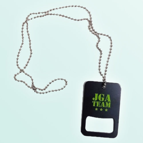 Flaschenöffner zum Umhängen - JGA Zubehör für Männer