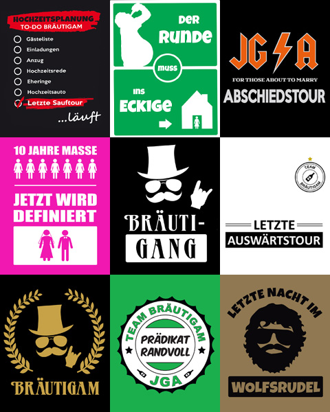 JGA Sprüche für Männer